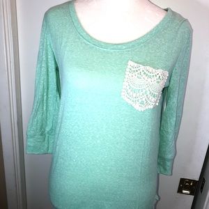 Sage top NWT Sz S